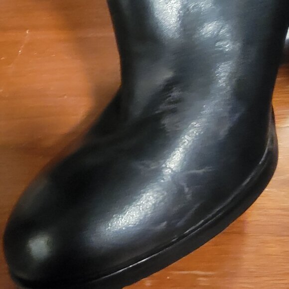 MICHAEL KORS Fulton Harness Bootie Suede Logo Buckle Block Heel - Picture 9 of 12